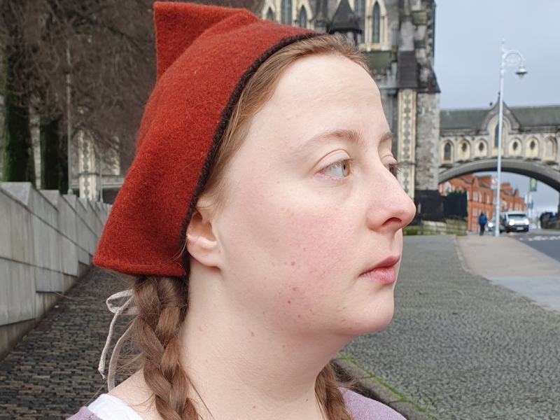 A Wool Cap from 10th Century Dublin. DHC33